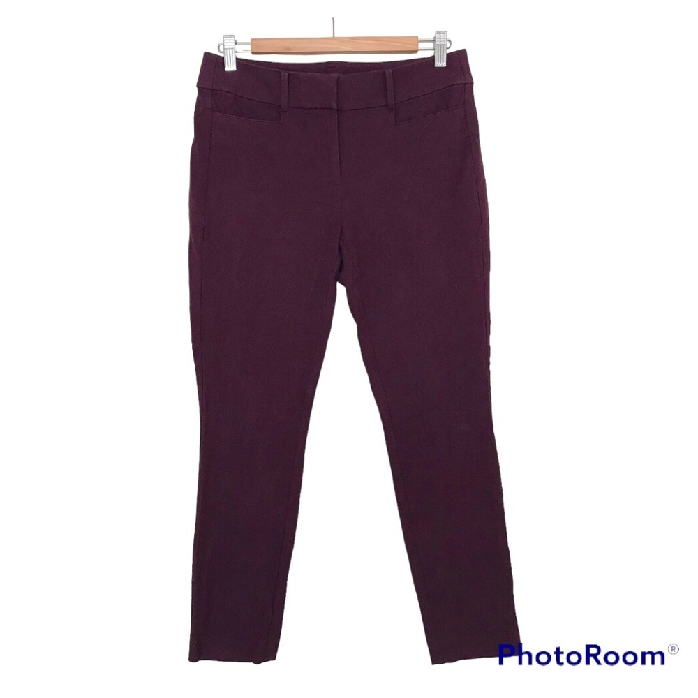 Loft Purple Skinny Pant Ponte Knit